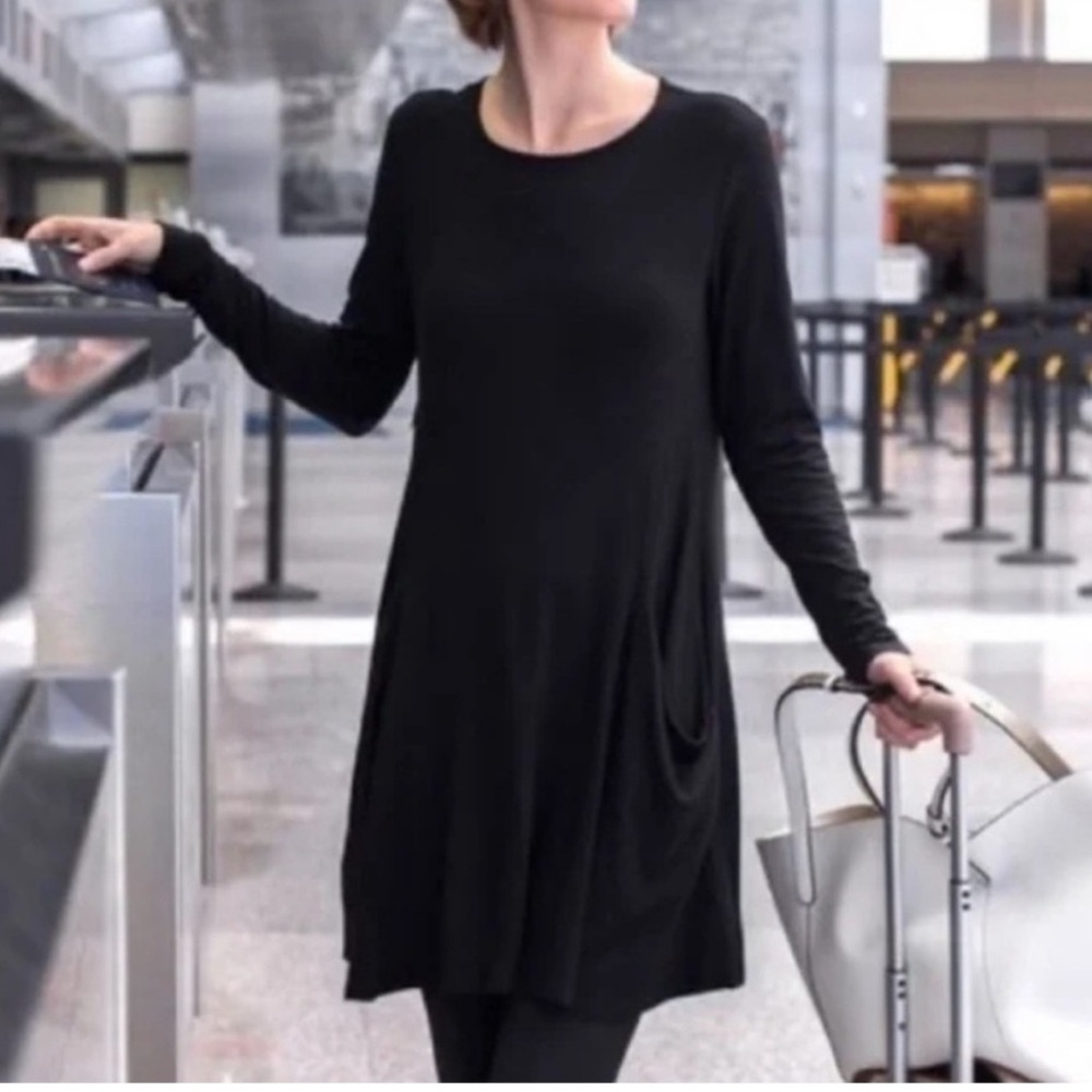 Betabrand Sweatshirt Travel Dress